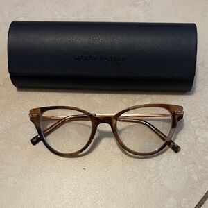 Warby Parker Fara Tortoise Shell Cat-Eye Glasses